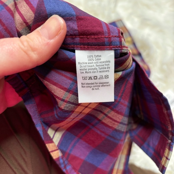 NWT Janie and Jack flannel button down boys short size 2T - Picture 2 of 4